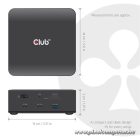 Club 3D Notebook Dokkoló - CSV-2562 (180W,Thunderbolt 5 to 2xHDMI, 2xUSB-C, 10Gbps, 2xUSB-A 5Gbps, 1x 10Gbps, 2.5G, M.2)