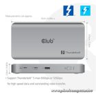 Club 3D Notebook Dokkoló - CSV-2563 (180W,Thunderbolt 5 to 3xUSB-C, USB-A, 1x 8K60Hz, 3x 5K60Hz)
