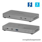 Club 3D Notebook Dokkoló - CSV-2563 (180W,Thunderbolt 5 to 3xUSB-C, USB-A, 1x 8K60Hz, 3x 5K60Hz)