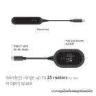 Club 3D Átalakító - CSV-2570 (USB-C to HDMI vezeték nélkül, 25m hatótáv, FHD 60Hz, Alt Mode, HDCP 1.4 & 2.2)