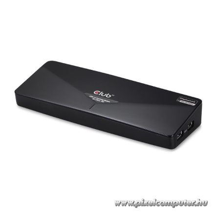 Club 3D Notebook Dokkoló - CSV-3103D (DUAL DISPLAY/4K, 3.2 USB-A to HDMI, DP, DVI-D, 3xUSB-A, RJ45, 3.5 Jack Audio +Mic)