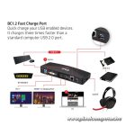 Club 3D Notebook Dokkoló - CSV-3103D (DUAL DISPLAY/4K, 3.2 USB-A to HDMI, DP, DVI-D, 3xUSB-A, RJ45, 3.5 Jack Audio +Mic)