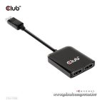 Club 3D USB Hub - CSV-7200 (Multi Stream, DisplayPort 1.4 to 2xDisplayPort, 2x4K60Hz)