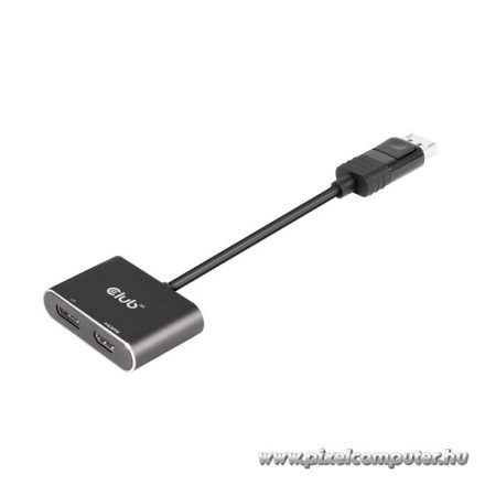 Club 3D USB Hub - CSV-7220 (Multi Stream, DisplayPort 1.4 to DisplayPort + HDMI, 2x4K60Hz)