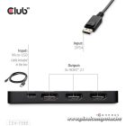 Club 3D Átalakító - CSV-7330 (DisplayPort 2.1 to 3xHDMI, 8K60Hz, HDR, HDCP 2.3, HPD, ALT mode)