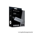 Conceptronic USB Hub - HUBBIES18G (10 port, USB-A/C to 2x USB-C+8x USB-A, külső táp, szürke)