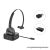 Conceptronic POLONA03BDA Vezeték nélküli Fejhallgató Hangerőszabályzóval, Felhajtható Mikrofonnal és USB Adapterrel (Fekete)