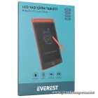 Everest Grafikus tábla - EV-DY100 Red (125x175mm, 8,5 inch, toll, LCD)