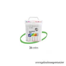   XP-PEN Színes kihúzó toll - ACL01 (36 db-os készlet: kerek és vágott hegyű filctollak)