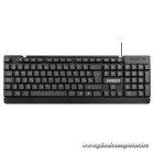 Everest Billentyűzet - KB-2030 (N-key, USB, fekete, magyar)