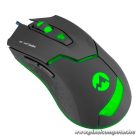 Everest Gamer Egér - Mercury X8  (3200 DPI, 6gomb, 1,8m harisnyázott kábel, optikai, fekete, RGB LED)