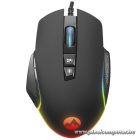 Everest Gamer Egér - RAGE-X2  (6400 DPI, 7gomb, 1,5m harisnyázott kábel, optikai, fekete, RGB LED)