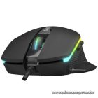 Everest Gamer Egér - RAGE-X2  (6400 DPI, 7gomb, 1,5m harisnyázott kábel, optikai, fekete, RGB LED)
