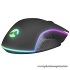 Everest Gamer Egér - RAGE-X2  (6400 DPI, 7gomb, 1,5m harisnyázott kábel, optikai, fekete, RGB LED)