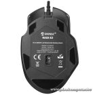 Everest Gamer Egér - RAGE-X2  (6400 DPI, 7gomb, 1,5m harisnyázott kábel, optikai, fekete, RGB LED)