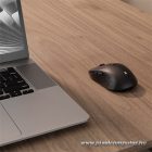 Everest Vezeték nélküli Egér - SM-BT08 (Bluetooth, 1600 DPI, 2,4 Ghz, BT 5.2, 4gomb, optikai, fekete)
