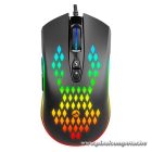 Everest Gamer Egér - SM-G07 METAFOR  (6400 DPI, 7gomb, 1,5m harisnyázott kábel,optikai, fekete, RGB LED)