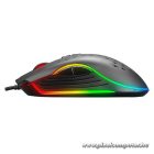 Everest Gamer Egér - SM-G07 METAFOR  (6400 DPI, 7gomb, 1,5m harisnyázott kábel,optikai, fekete, RGB LED)