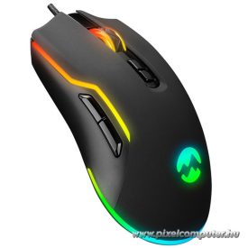   Everest Gamer Egér - SM-G14 DUSK  (7200 DPI, 7gomb, 1,5m harisnyázott kábel,optikai, fekete, RGB LED)