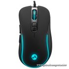 Everest Gamer Egér - SM-G58 X-HAMMER  (7200 DPI, 7gomb, 1,5m harisnyázott kábel,optikai, fekete, RGB LED)