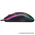 Everest Gamer Egér - SM-G66 X-HOLE  (8000 DPI, 7gomb, 1,5m harisnyázott kábel,optikai, fekete, RGB LED)