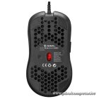 Everest Gamer Egér - SM-G66 X-HOLE  (8000 DPI, 7gomb, 1,5m harisnyázott kábel,optikai, fekete, RGB LED)
