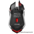 Everest Egér - SM-G72  (1200 DPI, 4gomb, 1,5m kábel, optikai, fekete, RGB LED)