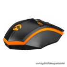 Everest Gamer Egér - SM-G97 GANK  (1400 DPI, 4gomb, 1,5m harisnyázott kábel,optikai, fekete, RGB LED)