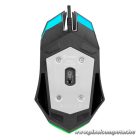 Everest Gamer Egér - SM-G97 GANK  (1400 DPI, 4gomb, 1,5m harisnyázott kábel,optikai, fekete, RGB LED)