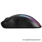 Everest SM-W75 -X-RAPID GAMER egér (1600 DPI, 6 gomb, optikai, fekete, RGB LED)