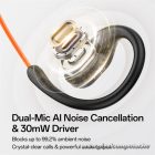 ONEODIO Sport Fejhallgató - OpenRock LINK 10 Black (premium, légvezetés, BT 6.0, fekete, USB-C, USB-A)