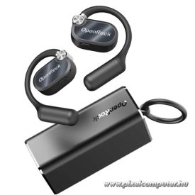   ONEODIO Sport Fejhallgató - OpenRock X Black (premium, légvezetés, BT 5.3, fekete)