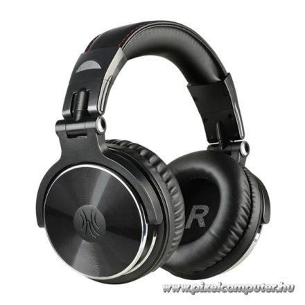 ONEODIO DJ Fejhallgató - Pro 10 Black (Vezetékes, 3,5mm, 6,35mm jack, Hi-Res Audio)