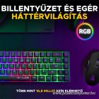 The G-Lab Gaming kit - 2 in 1 COMBO HYDROGEN B/HU (TKL billentyűzet, egér, 6200 DPI, RGB, USB-A, fekete, magyar)