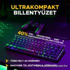 The G-Lab Gaming kit - 2 in 1 COMBO HYDROGEN B/HU (TKL billentyűzet, egér, 6200 DPI, RGB, USB-A, fekete, magyar)