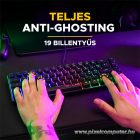 The G-Lab Gaming kit - 2 in 1 COMBO HYDROGEN B/HU (TKL billentyűzet, egér, 6200 DPI, RGB, USB-A, fekete, magyar)