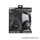 The G-Lab Fejhallgató - KORP THALLIUM 7.1 (mikrofon, USB, 2,4m harisnyázott kábel, hangerőszabályzó, nagy-párnás, RGB)
