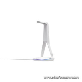  The G-Lab Fejhallgató állvány - K STAND HYDROGEN W (fehér, 2xUSB3.0, 1xUSB-C, műanyag, RGB)