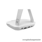 The G-Lab Fejhallgató állvány - K STAND HYDROGEN W (fehér, 2xUSB3.0, 1xUSB-C, műanyag, RGB)