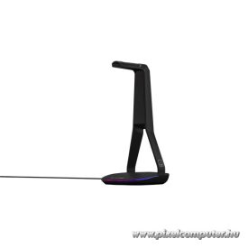   The G-Lab Fejhallgató állvány - K STAND HYDROGEN (fekete, 2xUSB3.0, 1xUSB-C, műanyag, RGB)