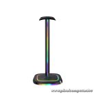 The G-Lab Fejhallgató állvány - K STAND NEON RGB H (fekete, USB-C, USB-A, univerzális, csúszásgátló, RGB)