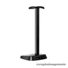 The G-Lab Fejhallgató állvány - K STAND NEON RGB H (fekete, USB-C, USB-A, univerzális, csúszásgátló, RGB)