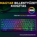 The G-Lab Gamer Billentyűzet - KEYZ HYDROGEN HU (RGB LED, TKL, USB, fekete, magyar)