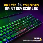 The G-Lab Gamer Billentyűzet - KEYZ HYDROGEN HU (RGB LED, TKL, USB, fekete, magyar)