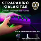 The G-Lab Gamer Billentyűzet - KEYZ HYDROGEN HU (RGB LED, TKL, USB, fekete, magyar)