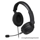 The G-Lab Fejhallgató - KORP-CARBON (mikrofon, 3,5mm Jack, hangerőszabályzó, nagy-párnás, fehér)