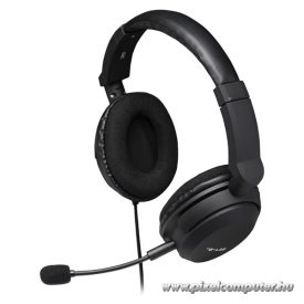   The G-Lab Fejhallgató - KORP-CARBON (mikrofon, 3,5mm Jack, hangerőszabályzó, nagy-párnás, fehér)