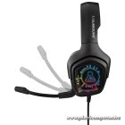 The G-Lab Fejhallgató - KORP COBALT 7.1 EX (mikrofon, USB, hangerőszabályzó, nagy-párnás, RGB, fekete)