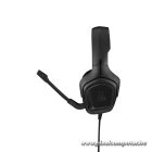 The G-Lab Fejhallgató - KORP COBALT/B (mikrofon, 3,5mm Jack, hangerőszabályzó, nagy-párnás, fekete)