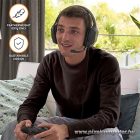 The G-Lab Fejhallgató - KORP COBALT/B (mikrofon, 3,5mm Jack, hangerőszabályzó, nagy-párnás, fekete)